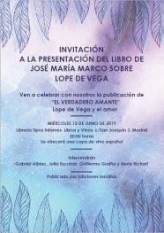 Presentación de «El verdadero amante»