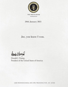 ¡Bye bye, Mr. Trump!